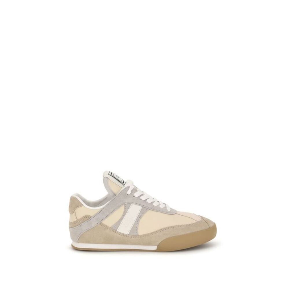 Chloé Beige Calf Leather Bos Taurus Athletic Women's Sneakers